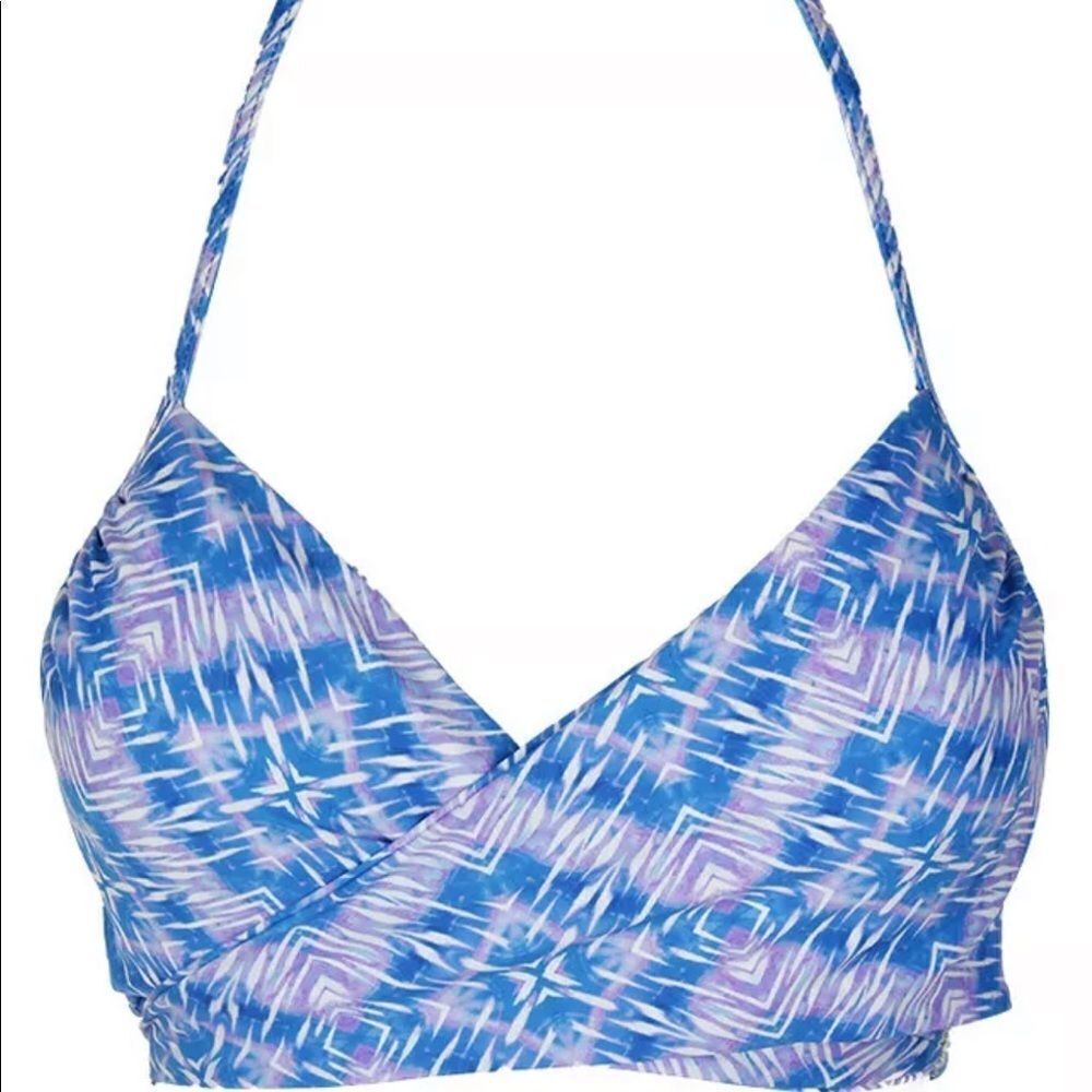 Sundazed printed wrap underwire bikini top